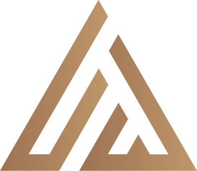 LivingWorks copper triangle logo
